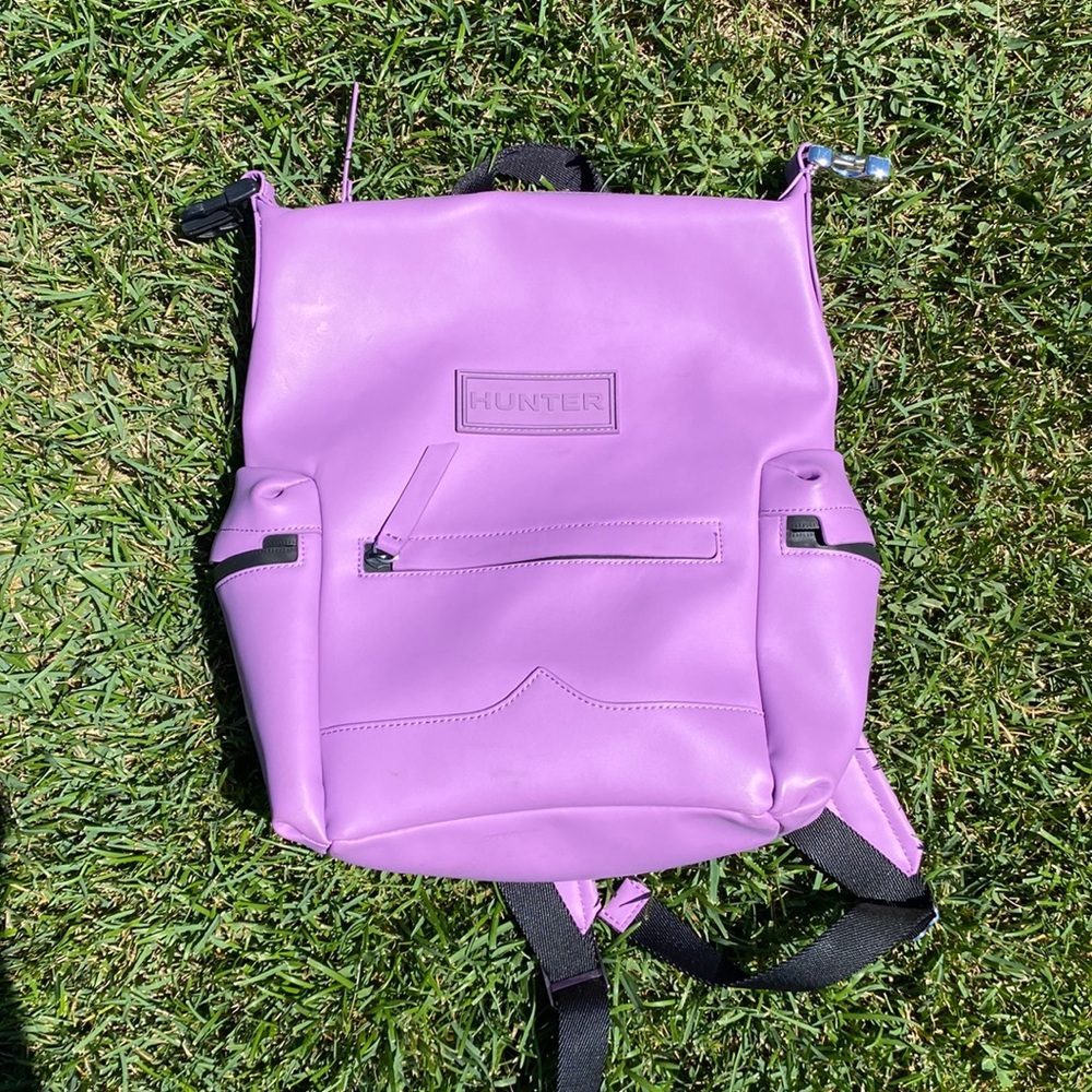 Purple backpack